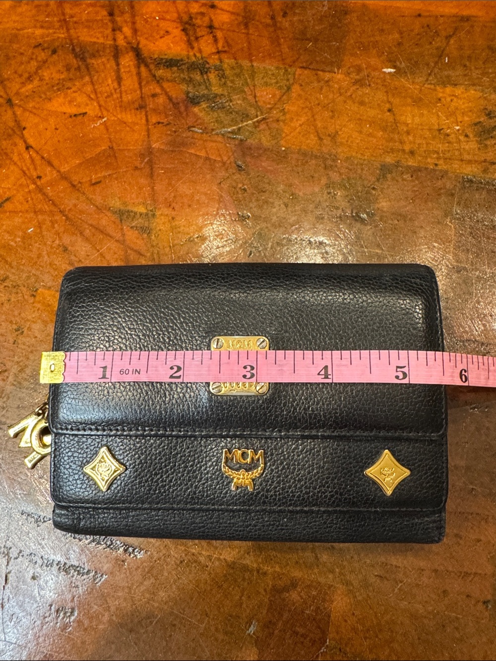 MCM Black Leather Wallet with Gold Hardware - Picture 13 of 13